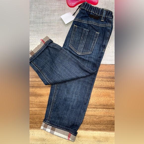 BURBERRY BABY UNISEX JEANS SZ: 2Y 100% AUTHENTIC 100% BRAND NEW W/ TAGS - Picture 5 of 15